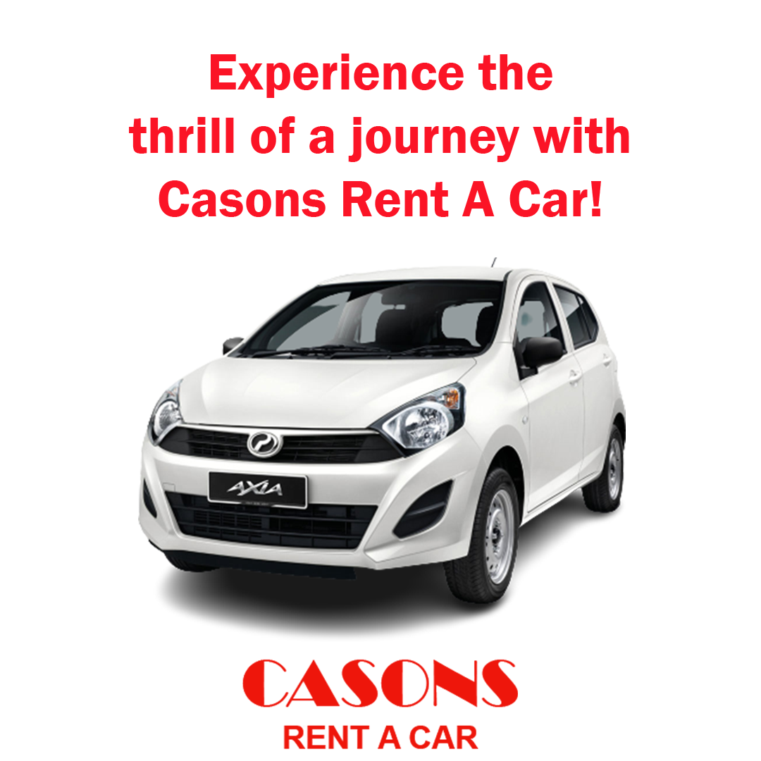 Experience the thrill of a journey with Casons Rent A Car!